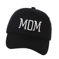 thumbnail image 2 of Gorra de béisbol Sombrero de sol de moda para actividades al aire libre Día de la madre o día MAMÁ Color Negro, 2 of 8