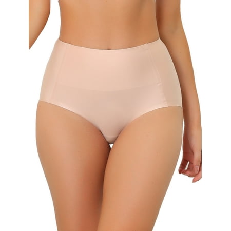 

Allegra K Women s Tummy Control Unlined Hipster Underwear High-Waisted Breathable Brief