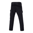 thumbnail image 5 of Mens Work Pants Water Resistant Elastic Waist Outdoor Breathable Cargo Tactical Pants with Pockets Black XL, 5 of 5