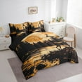 thumbnail image 3 of Manfei Teens Wildlife Deer Bedding Comforter Set 7 Pieces, Farmhouse Animal Full Bedding Set, Rustic Countryside Reversible Fitted Sheet Flat Sheet, Lightweight Room Decor, 3 of 7
