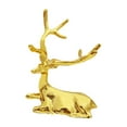 thumbnail image 2 of deevoka Animal Statue Cabinet Artwork Centerpiece Decorative Tabletop Deer Sculpture Light Gold, 2 of 9