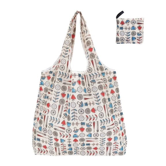 Spacious Lightweight Shopping Bag Foldable Reusable Washable Grocery Bag for Outdoor Activity and Storage Large Handbag