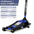 thumbnail image 3 of Low Profile Car Jack Lift, Seizeen 2.5 Ton(5500LBS) Heavy-Duty Floor Jack with Hydraulic Dual Lift Pump, 3.5" - 19.5" Quick Lift Jack with 45" Handle & Rubber Saddle, 3 of 10