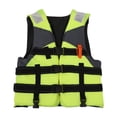 thumbnail image 4 of Chaleco ,Chaleco con silbato para niños,Chaleco de natación Chaleco flotador de agua Flotabilidad,Traje de supervivencia para chaquetas y kayak para deportes Verde, 4 of 8