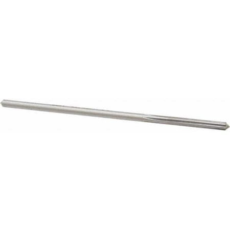 

Made in USA 0.162 HSS 6 Flute Chucking Reamer Straight Flute Straight Shank 1-1/8 Flute Length 4-1/2 OAL