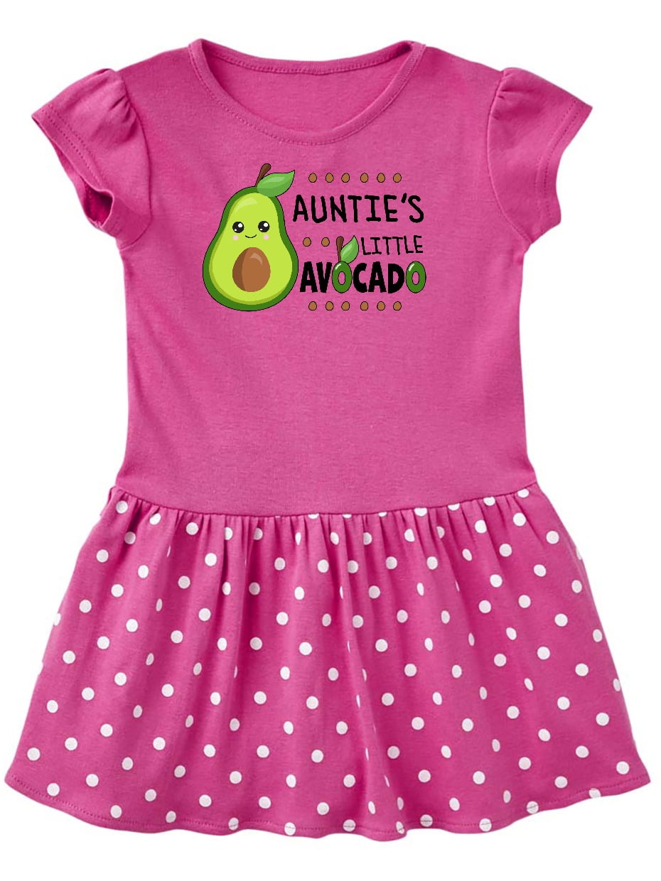 Auntie's Little Avocado with Cute Baby Avocado Toddler Dress Walmart