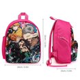 thumbnail image 2 of Demon Slayer Backpack Lightweight School Bags Bookbag Travel Hiking Camping Daypack, 2 of 6