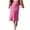 Pink, variant on RUTAYY Women Straight Solid Color Midi Skirt For Daily Vacation Wear Elegant Slim Fit Spring Summer Casual Skirt Casual Travel Skirts