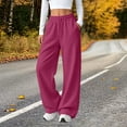 thumbnail image 6 of Diufon Womens Baggy Sweatpants High Waisted Straight Leg Joggers with Pockets Drawstring Sweat Pants for Workout & Sport, 6 of 8