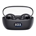thumbnail image 1 of Auriculares Auriculares estéreo compatibles con Bluetooth para deportes al aire libre Negro, 1 of 9