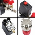 thumbnail image 3 of Air Compressor, Pressure Switch, Valve Pressure Switch, Air Compressor with Yellow Regulators (Wrought Iron Pressure Gauge), 3 of 5