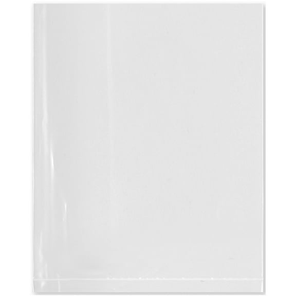 Plymor 4" x 5" (Case of 1,000), 2 Mil Flat Open Clear Plastic Poly Bags