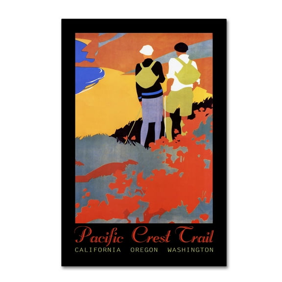 Trademark Fine Art 'Travel 308' Canvas Art by Vintage Lavoie