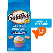 Goldfish Grahams Vanilla Cupcake Baked Grahams, 6.6 oz Bag