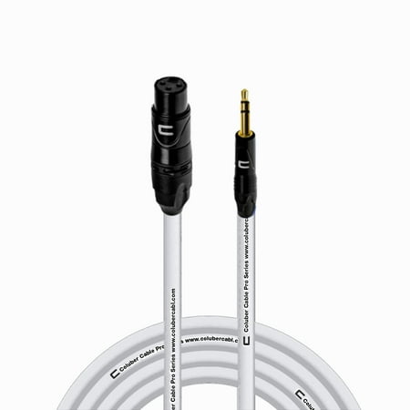 Coluber Cable Balanced XLR Female to 3.5 TRS Male - Audio Microphone Cable