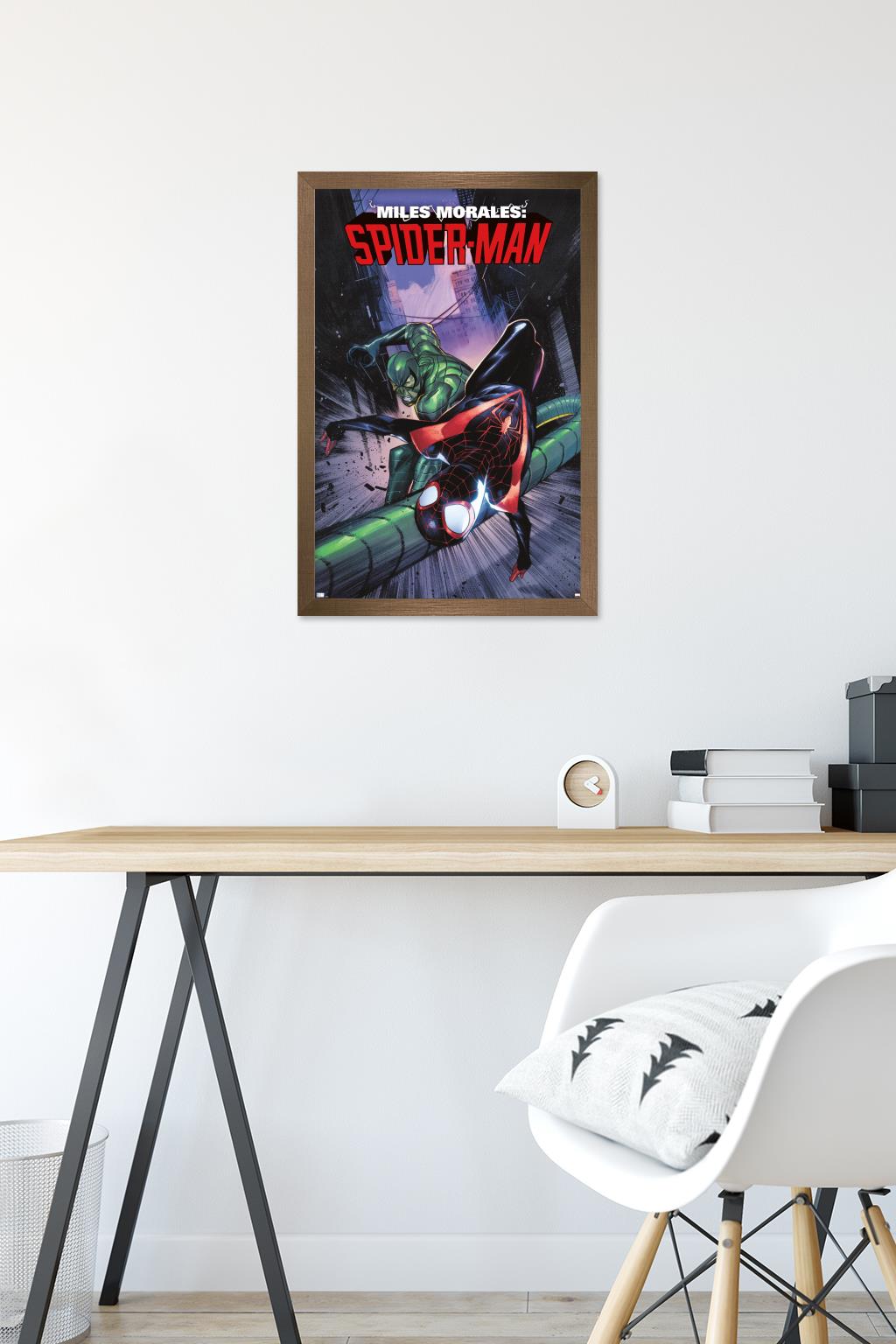 Marvel Comics - Miles Morales: Spider-Man #2 Wall Poster, 14.725" x 22.375" Framed