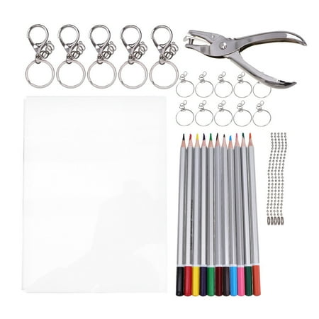 

1 Set/53 Pcs DIY Heat Shrinkable Piece Material Unique Contraction Piece Useful Heat-shrinkable Film Tools Kit