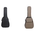 thumbnail image 4 of serony Padded Guitar Bag Adjustable Strap Dual Shoulder Case Waterproof Backpack Thickening Fabric Soft for Musical Bags Coffee Color, 4 of 9