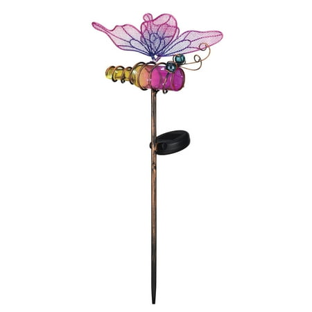 Solar Glow Planter Led Light Garden Stake Com Solar Glow Planter Led Light Garden Stake