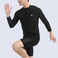 thumbnail image 5 of JXMVOJ Men's Summer Acrylic Long Sleeved Swimsuit Set Drying Top Cropped Pants - High Elastic, Breathable, Stylish for Swimming, Fitness, Outdoor, Casual, Daily, 5 of 9