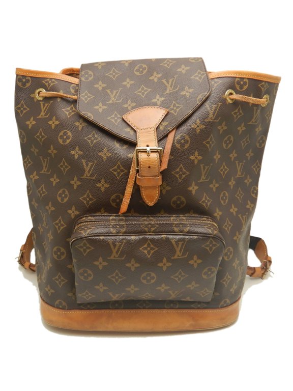 Pre-Owned LOUIS VUITTON Monogram Montsouris GM M51135 Backpack, Brown, Women's 254195