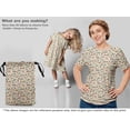 thumbnail image 5 of oneOone Cotton Poplin Light Beige Fabric Transport Dress Material Fabric Print Fabric By The Yard 42 Inch Wide, 5 of 5