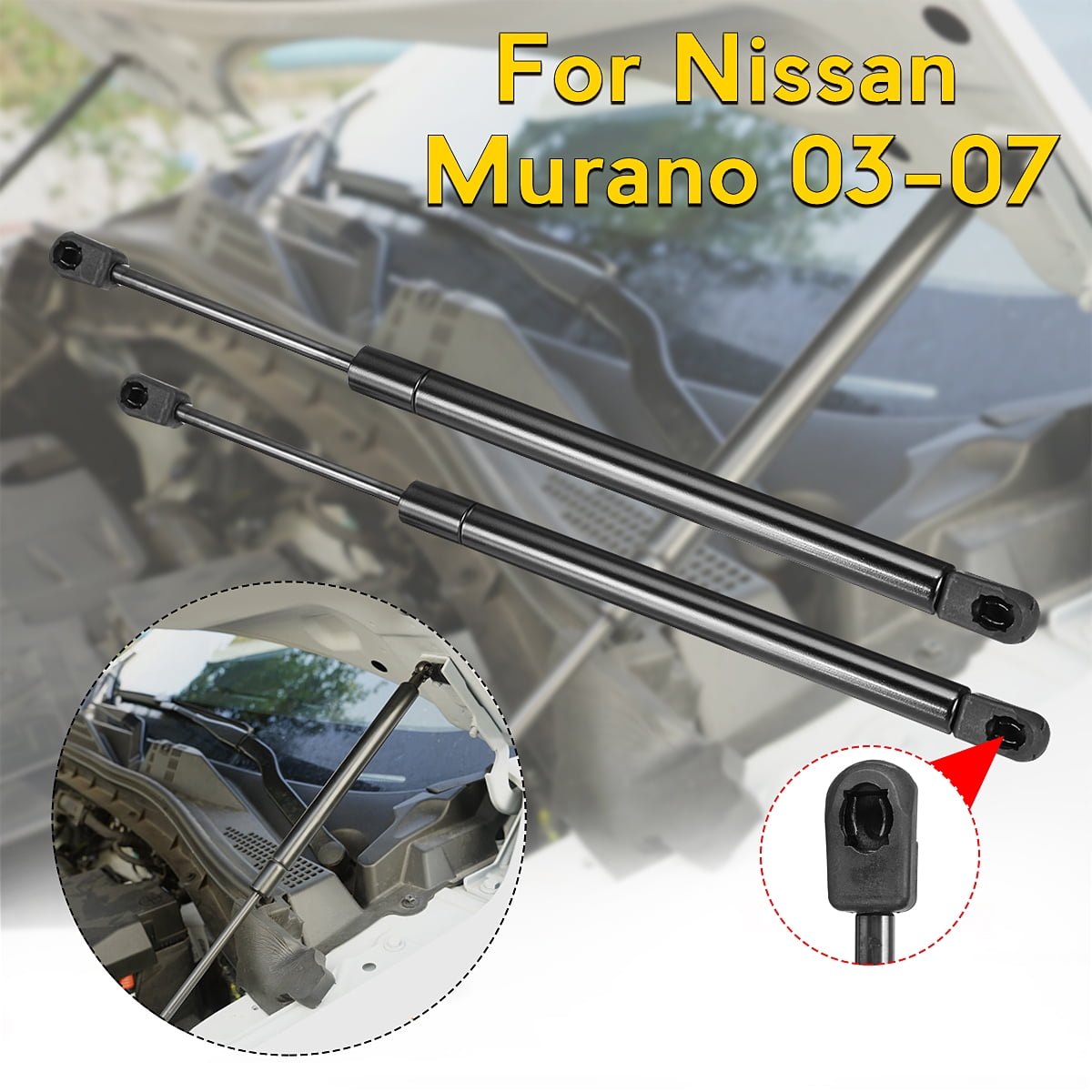 2pcs Trunk Lift Support Gas Strut Shock Fits 94-04 Ford Mustang SG304019