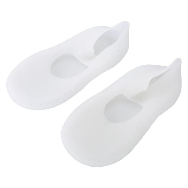 Herwey 1 Pair Silicone Socks Foot Anti-cracking Protector Foot Care Tool Prevention Socks , Silicone Prevention Socks, Foot Protector