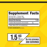 PrimaForce Creatine Monohydrate Supplement – 1.5 KG - Micronized Powder