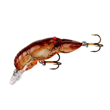 Custom Painted 55 Series Rock Crawler Crankbait – Candy Brown Crawfish Pattern