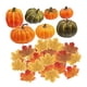thumbnail image 4 of Calabaza de espuma de simulación, decoración del Festival de Acción de Gracias, calabaza realista con hojas de arce, calabazas de de otoño, mayimx Calabaza de simulación, 4 of 9