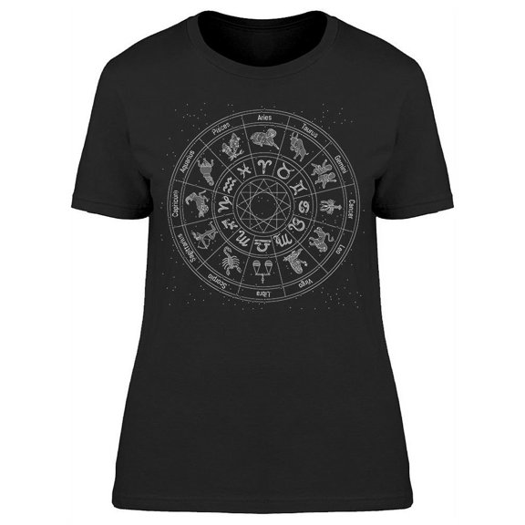The Zodiac Circle T-Shirt Women -Image by Shutterstock, Female x-Large