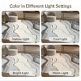 thumbnail image 7 of ODIKA Brindle Spotted Abstract Inspired Marbled Swirl Field Distressed Foldable Easy Care for Queen Size Bedroom, Under Bed, Master Suite, 7 of 7