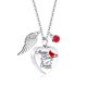 thumbnail image 1 of Collar de acero inoxidable con forma de corazón de melocotón torcido para hombres y mujeres, colgante conmemorativo de amante de ataúd cinerario de estilo europeo y americano, 1 of 6