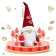 thumbnail image 3 of Navidad sin rostro larga barba romántica adorables adorables muñecas Navidad ornamento mesa centro decoración de oficina aniversario flor 2 piezas Kearding HA010011-01, 3 of 6
