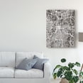 thumbnail image 3 of Trademark Fine Art 'Kansas City Missouri City Map Black' Canvas Art by Michael Tompsett, 3 of 4