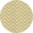 thumbnail image 1 of Ahgly Tapis Rond Lavable en Machine Intérieur Transitionnel Jaune Soleil, 8 Pieds Rond, 1 of 7
