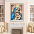thumbnail image 3 of 2-Pack 5D Diamond Painting Kits Virgin Mary Full Drill Crystal Rhinestones Resin Diamond Painting Mother Mary Diamond Pictures for Wall Decoration, 12" x 16", Pattern #9, 3 of 7