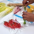 thumbnail image 4 of TETOU Lot de 15 Sacs sous Vide avec Pompe Sacs sous Vide Réutilisables Sacs de Congélation Sacs de Rangement pour Aliments Trousse sous Vide, 4 of 6