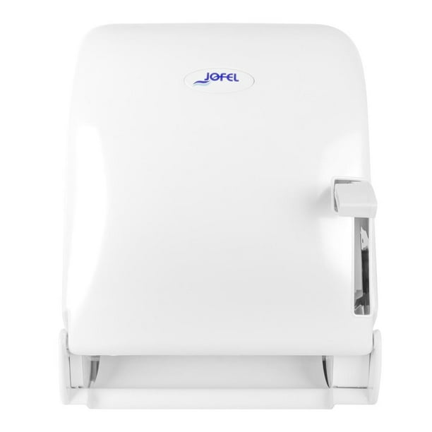 Dispensador De Toalla De Papel Jofel Por Palanca Smart Blanco