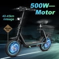 thumbnail image 5 of LTMATE M5 Aluminum 500W Battery Powered 22 Miles Range, Black, 5 of 8