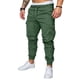 thumbnail image 1 of Pantalones cargo para hombre, pantalones de chándal a la moda para hombre, pantalones chinos informales de trabajo con cordón y 6 bolsillos, 1 of 6