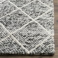 thumbnail image 3 of SAFAVIEH Natura Taegan Geometric Diamonds Area Rug, Ivory/Black, 5' x 8', 3 of 6