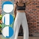 thumbnail image 4 of Pantalones de salón elásticos de pierna ancha para mujer, pantalones palazzo casuales y cómodos de cintura alta, 4 of 5