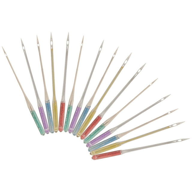OULII 5Boxes Universal Machine Needles Assorted Color For Daily Use Diy Projects And Repair Work