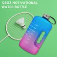 thumbnail image 3 of TFixol Botella de agua de motivación de 2,2 L/3,78 L con marcador de tiempo para exteriores, 3 of 7