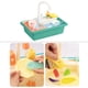 thumbnail image 5 of de imaginación Juguete para fregadero de cocina Juguetes para niños Lavaplatos eléctrico Juguete para jugar con agua corriente Sistema automáti CUTICAT juguetes para lavavajillas eléctricos, 5 of 7