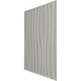 thumbnail image 4 of 19 5/8"W x 19 5/8"H Shoreline EnduraWall Decorative 3D Wall Panel, Universal Pearl Metallic Sea Mist (Covers 2.67 Sq. Ft.), 4 of 6