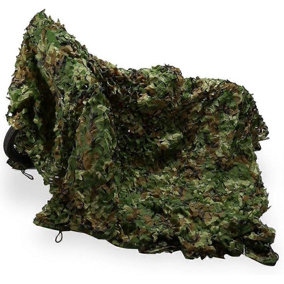 Camouflage net, privacy screen, camouflage net, decorative camouflage for leisure, camping, bars, hunting, decoration, 3 x 5 m