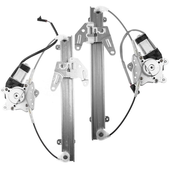 A-Premium Window Regulators with Motor Compatible with Nissan Sentra 1991-1994 Rear Left and Right 2-PC Set